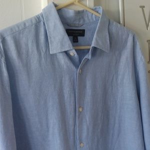 Banana Republic Men's 100 Percent Linen New without Tag XL Slim Fit
